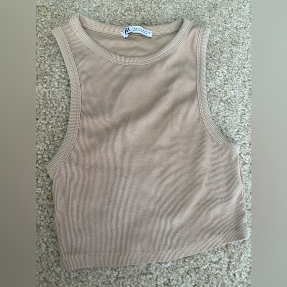 Zara ribbed cropped tank - Picture 3 of 3